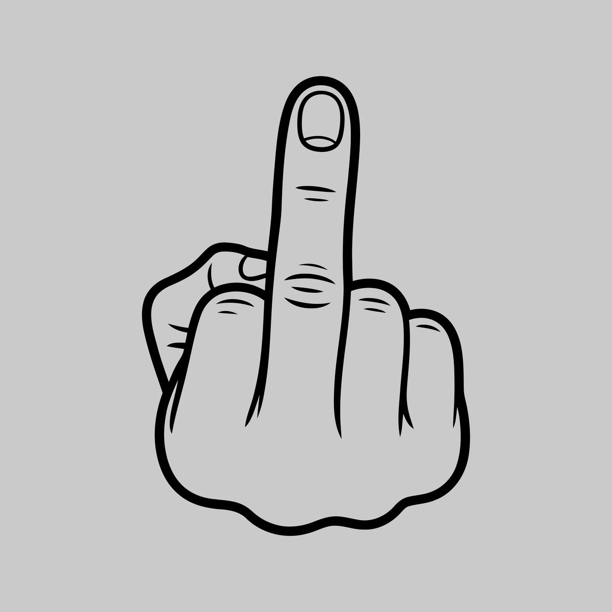 Middle finger 04