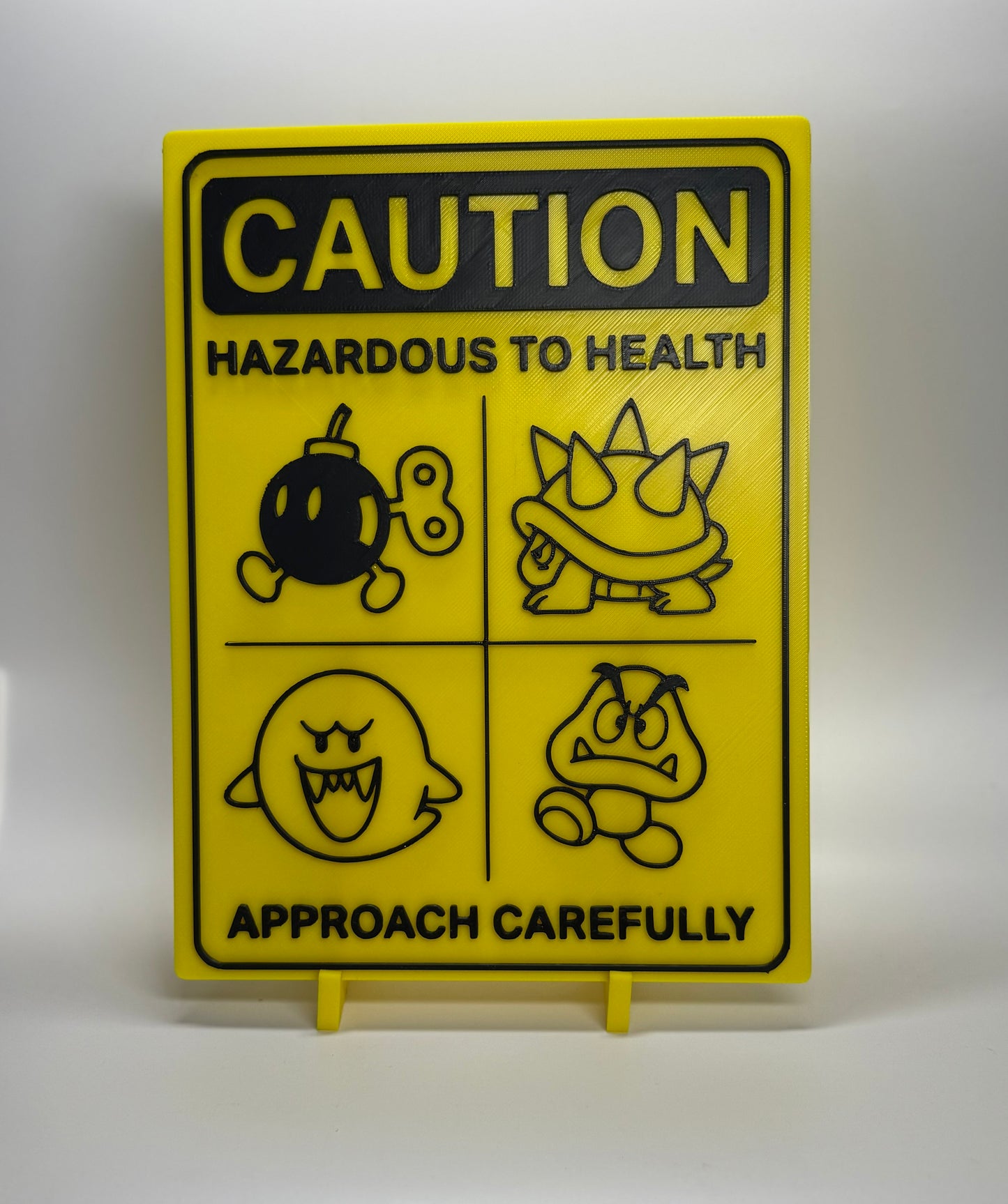 Mario-Inspired Sign